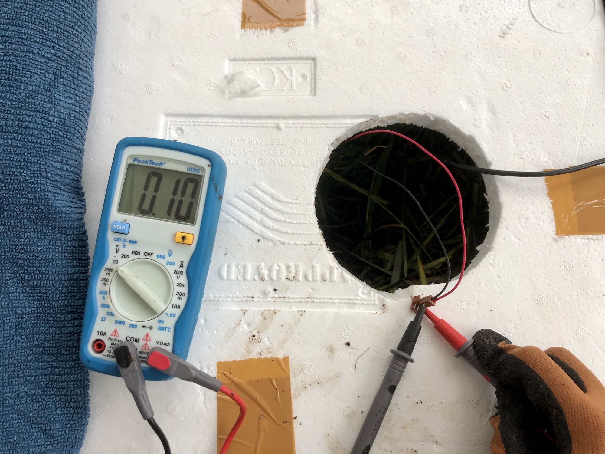 Spannungsmessung am 26. September 2020